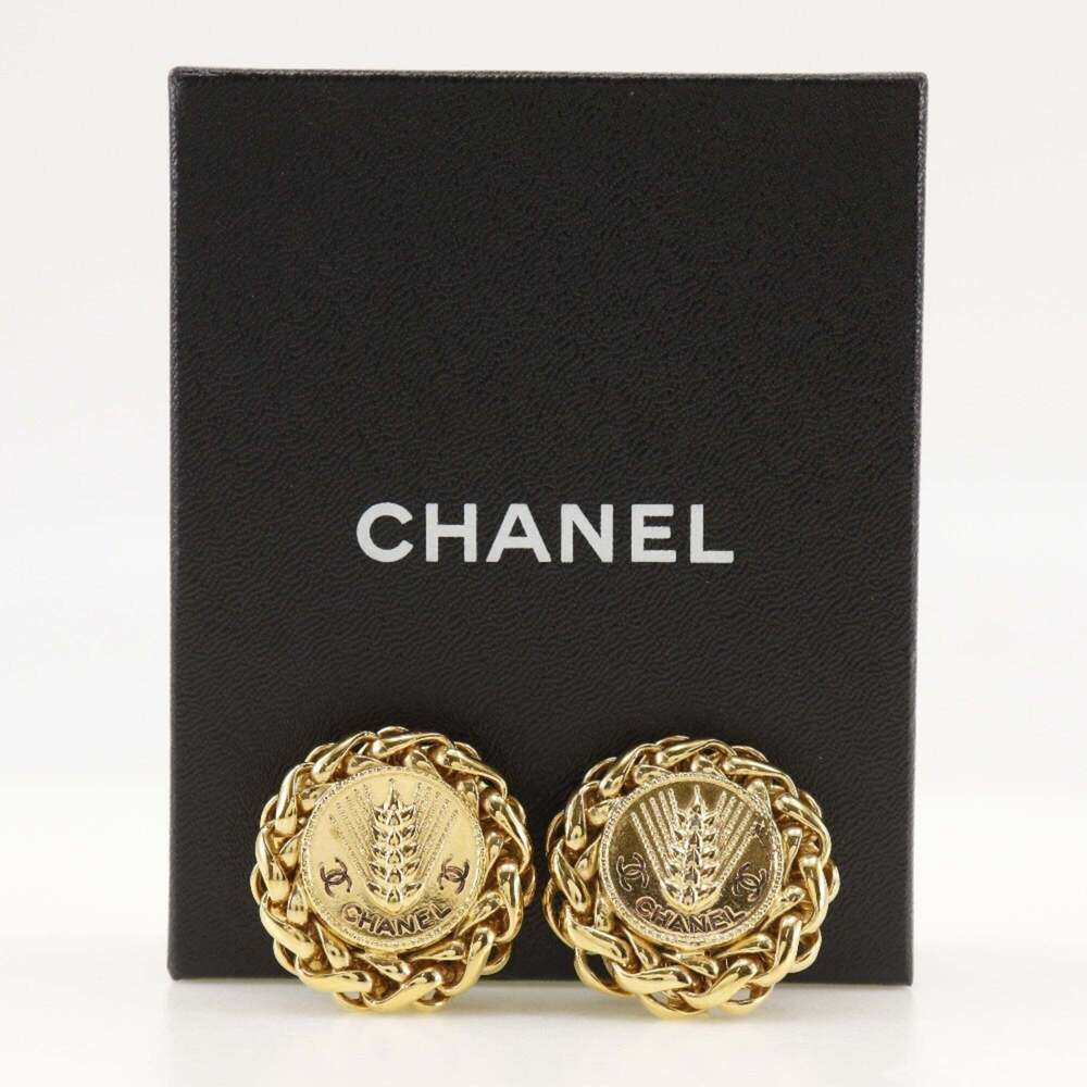 CHANEL Gold Earrings - Picture 9 of 9